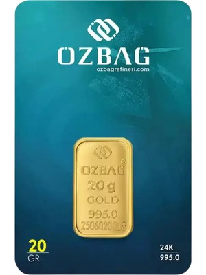 Özbağ 20 gr Külçe Altın