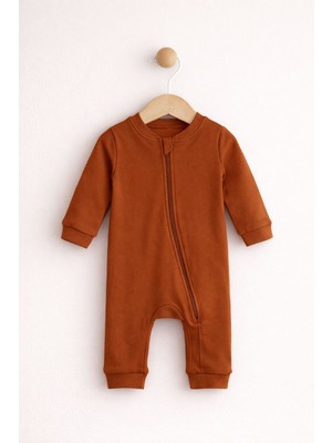For My Baby Fermuarlı Bebek Tulum