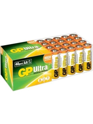Gp Lr6 1.5V Ultra Alkalin 40'lı Kalem Pil