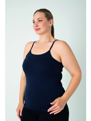 Confeo Kadın Battal Modal Ip Askılı Atlet C801-026