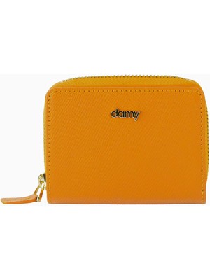 Damy Hakiki Deri Kadın Portföy 910 - Turuncu