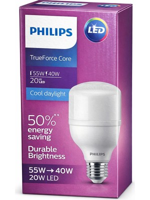 Philips Phılıps Trueforce Core Ampul 20W E27 6500K Beyaz Işık