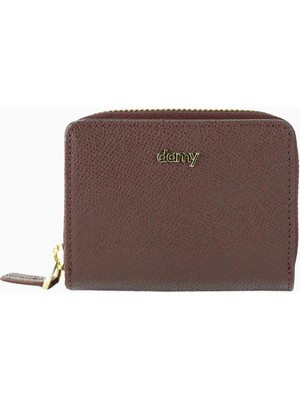 Damy Hakiki Deri Kadın Portföy 910 - Bordo