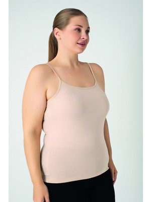 Confeo Kadın Battal Modal Ip Askılı Atlet C801-026