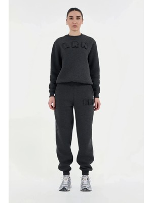 Lrn Oversize Eşofman Üstü - Antrasit