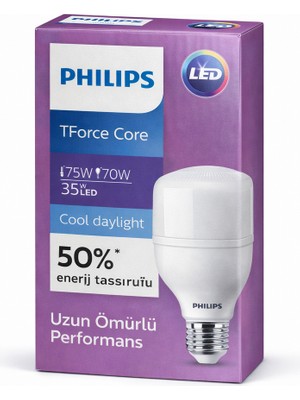 Philips Phılıps Trueforce Core Ampul 35W E27 6500K Beyaz Işık