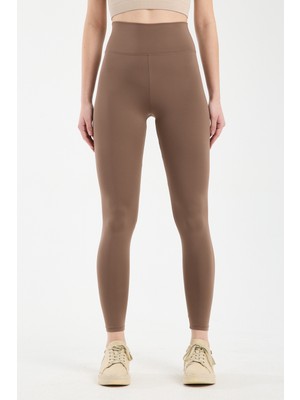 Hdm Kadın Yüksek Bel Toparlayıcı Cappuccino Tayt
