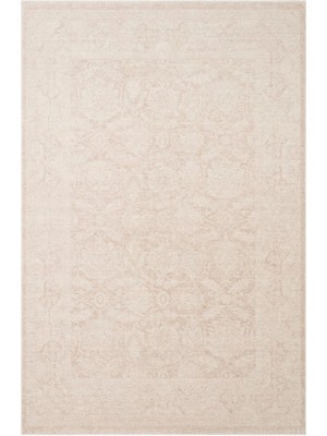 Eko Halı Shıraz Shr 01 Cream Vintage Tarzlı Yumuşak Dokulu Modern Makine Halısı
