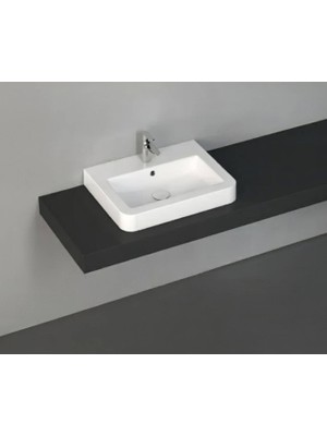 Isvea - Sott Aqua Dolap Uyumlu Lavabo Beyaz 61 cm - 10SQ50061SV