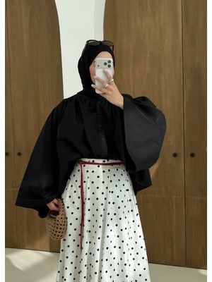 Moda Aksa Angels 3846 Gömlek Siyah