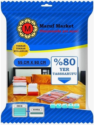 Hype Store Beyyine Home Yüksek Kaliteli Vakumlu Hurc(M) 55 cm x 90 cm - Çevirmeli & Mavi Kapak - Vakumlu Hurç