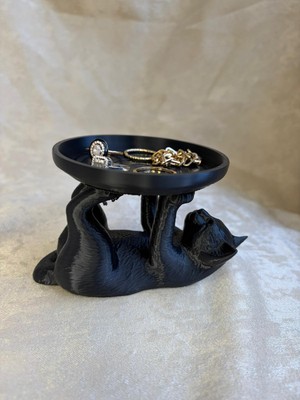 Mibe.co Kedi Figürlü Takı Tablası