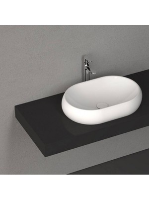 Isvea - Sentimenti Dolap Uyumlu Lavabo Beyaz 60 cm Dekorsuz - 10SM65060SV