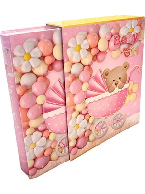 Best Hediye 200'LÜK Kutulu Kız ve Erkek Bebek Fotoğraf Albümü - 10X15CM