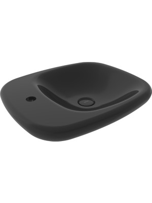 Bocchı Bocchi Fenice Çanak Lavabo 54 cm Parlak Siyah - 1489-005-0126