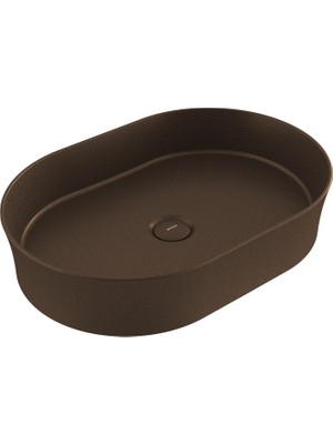 Bocchı Bocchi Sottile Slim Line Tezgah Üstü Lavabo 55 cm Mat Bronz - 1521-070-0125
