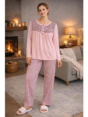 Nena Uzun Kol Kadın Pijama Takım 14610
