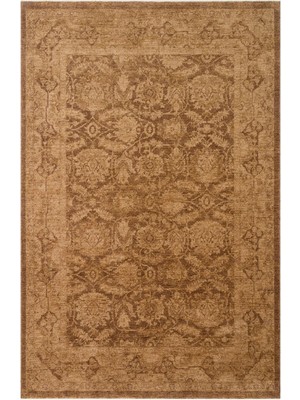 Eko Halı Shıraz Shr 01 Beige Vintage Tarzlı Yumuşak Dokulu Modern Makine Halısı