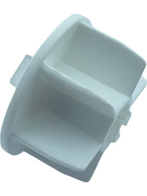 MorPerde 38’lik Boru Sonu Şeffaf Pimli Beyaz Tıpa