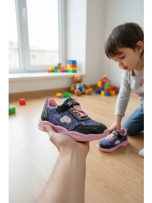 Enoch Karakter Baskılı Çocuk Spor Ayakkabı Cırtlı Esnek Taban