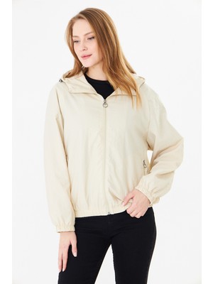 Pique GAYE26 Kadın Yağmurluk Kapüşonlu Kadın Yağmurluk