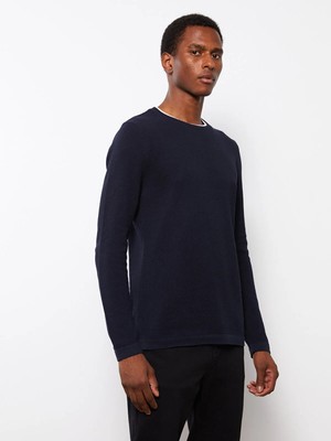 Lc Waikiki Yeni Sezon Bisiklet Yaka Uzun Kollu Ince Erkek Triko Kazak