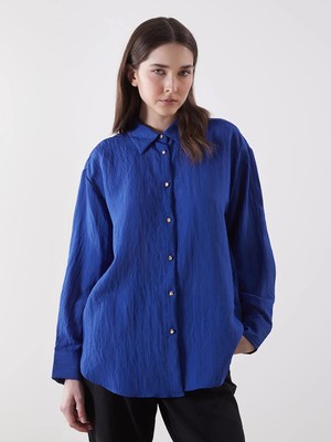 Lc Waikiki Yeni Sezon Çizgili Oversize Kadın Gömlek