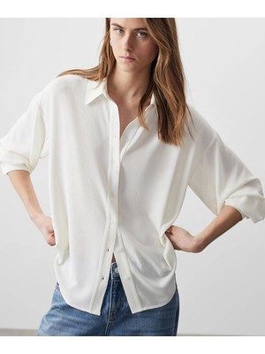 Miss İpekyol Düşük omuz basic gömlek IS1260025089018