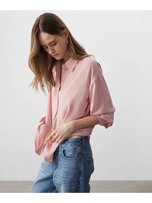 Miss İpekyol Düşük omuz basic gömlek IS1260025089039