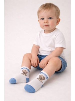 Gigi Giyim Karışık Hayvan Figürlü Erkek Çocuk Soket Çorap