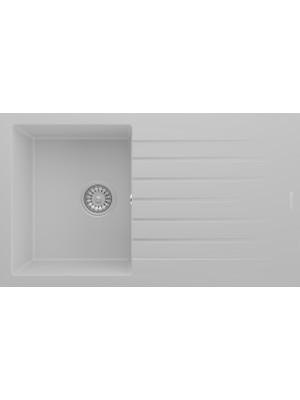 Realstone Troya 86 Granit Eviye Beyaz