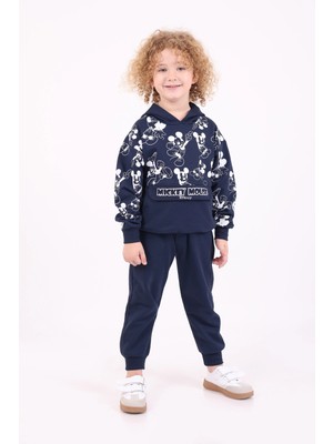 Mixima 3-4-5-6 Yaş Erkek Çocuk Kapşonlu Mevsimlik Iki Iplik Alt Üst Ikili Eşofman Takım(Tam Beden Alınız)