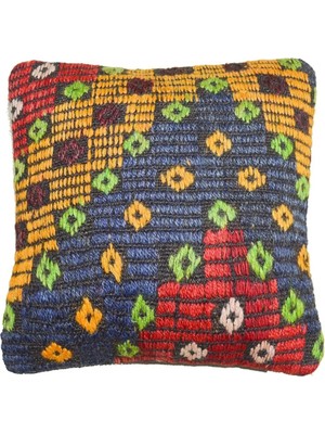 Kilim Co. El Dokuma Kilim Kırlent Kılıfı (43X43 Cm)
