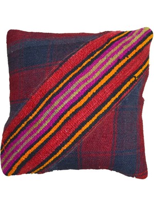Kilim Co. El Dokuma Kilim Kırlent Kılıfı (42X42 Cm)
