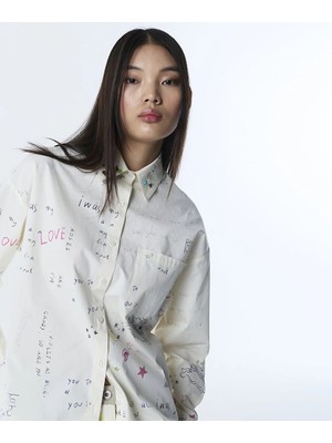 Twist KARMA METAL AKSESUARLI GÖMLEK TS1260025132082