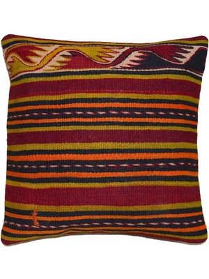 Kilim Co. El Dokuma Kilim Kırlent Kılıfı (44X44 Cm)