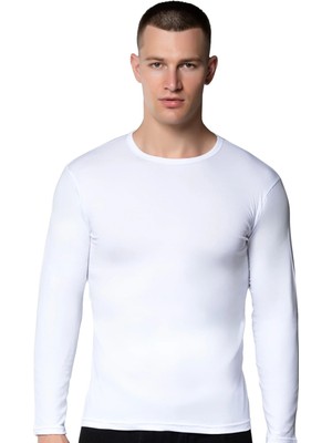 Gümüş 4022 6'lı Erkek Likralı Uzun Kol Fanila Atlet