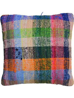 Kilim Co. El Dokuma Kilim Kırlent Kılıfı (41X41 Cm)