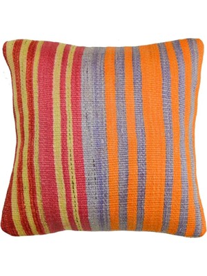 Kilim Co. El Dokuma Kilim Kırlent Kılıfı (40X40 Cm)