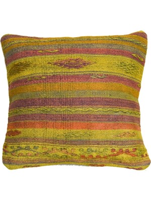 Kilim Co. El Dokuma Kilim Kırlent Kılıfı (43X43 Cm)