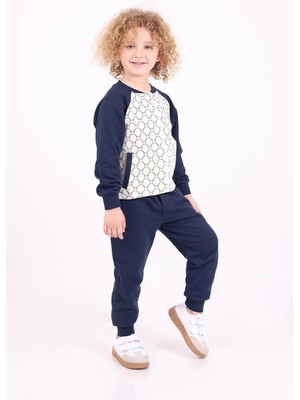 Mixima 3-4-5-6 Yaş Erkek Çocuk Fermuarlı Mevsimlik Iki Iplik Alt Üst Ikili Eşofman Takım(Tam Beden Alınız)