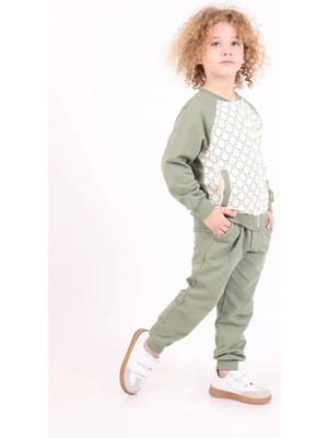 Mixima 3-4-5-6 Yaş Erkek Çocuk Fermuarlı Mevsimlik Iki Iplik Alt Üst Ikili Eşofman Takım(Tam Beden Alınız)