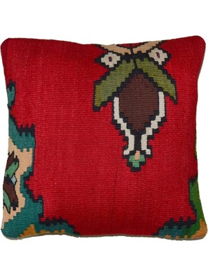 Kilim Co. El Dokuma Kilim Kırlent Kılıfı (40X40 Cm)
