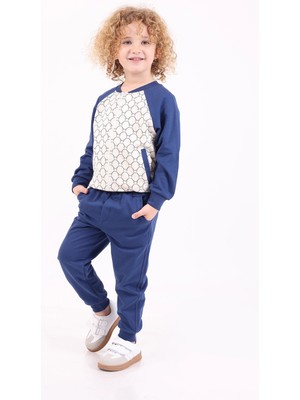 Mixima 3-4-5-6 Yaş Erkek Çocuk Fermuarlı Mevsimlik Iki Iplik Alt Üst Ikili Eşofman Takım(Tam Beden Alınız)