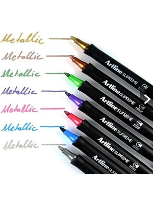 Artline Supreme Gümüş Renkli Metalik Marker 1mm Uç Kalınlığı ile Ekonomik  Adet