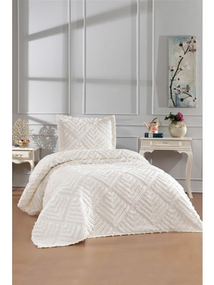 Danteel Home Valencia 2 Parça Tek Kişilik Pike Takımı Krem