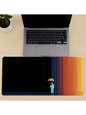 vooka 90X40 cm Xl Büyük Boy Mouse Pad | Kaymaz Tabanlı Geniş Gaming Mousepad | Klavye ve Mouse Uyumlu | Masaüstü Oyun ve Ofis Mouse Pad