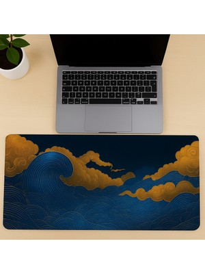 vooka 90X40 cm Xl Büyük Boy Mouse Pad | Kaymaz Tabanlı Geniş Gaming Mousepad | Klavye ve Mouse Uyumlu | Masaüstü Oyun ve Ofis Mouse Pad