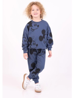 Mixima 3-4-5-6 Yaş Erkek Çocuk Mevsimlik Iki Iplik Alt Üst Ikili Eşofman Takım(Tam Beden Alınız)