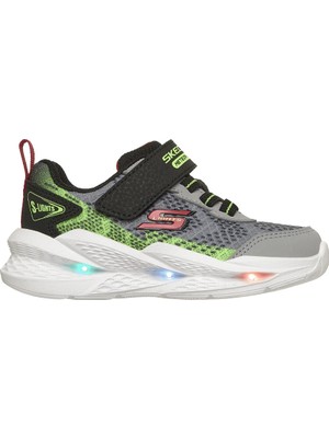 Skechers Meteor-Lights 2.0 Büyük Erkek Çocuk Gri Işıklı Spor Ayakkabı 401490L Gybk